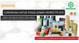 LOWONGAN ADMIN PACKING OLSHOP