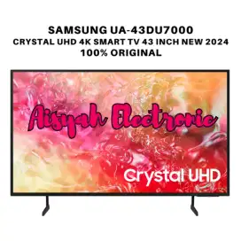 PROMO SMART TV SAMSUNG 43DU7000 NEW SERIES 2024 GARANSI RESMI