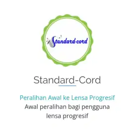 LENSA KACAMATA PROGRESIF STANDAR CORD ANTI REFLEKSI DOMAS