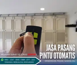 Pintu Garasi, Pagar Otomatis layanan pasang mesin otomatis terpercaya