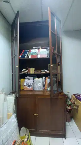 SALE Buffet Hias Lemari Rak Buku 2Pintu Modern Minimalis