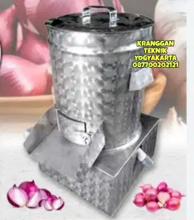 (KRANGGAN TEKNIK)mesin pengupas bawang merah brambang daya 100 watt