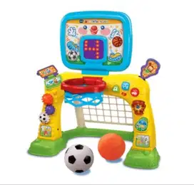 Mainan Basket & Sepak Bola Merk VTech Baby 2-In-1 Sports Centre