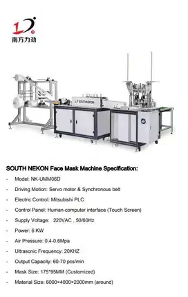 Mesin Facemask / Masker earloop