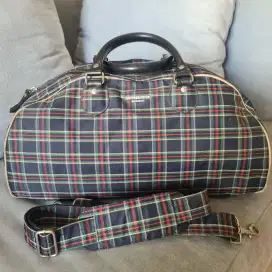 Tas Fred Perry Duffle Tartan Bag Original