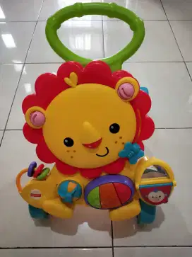 Mainan Anak Fisher Price Musical Lion Walker