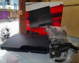 250 GB HOT SALE || PS3 SLIM BLACK JET 30××× VOID + 2 Stik + Siap Main