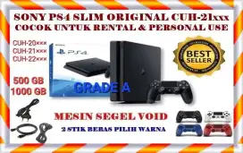 Super | PS4 Slim ORIGINAL FIRMWARE CUH-21xx 500 GB Void + 2 Stik