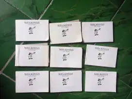 9 BUKU NOTA KONTAN KECIL BARU NCR 2 RANGKAP