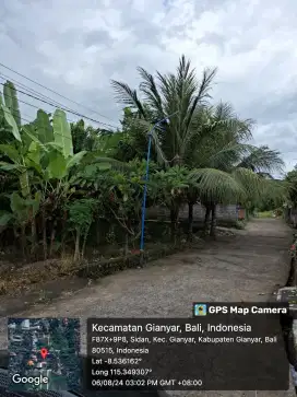 Kavling Pemukiman prospek Cuan Ds.Sidan Gianyar  Bali
