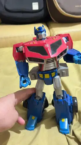 Transformers Animated Series Optimus prime Jumbo Size mainan hobi