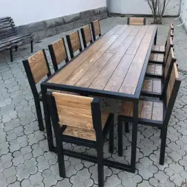 OPEN PO Set Meja Makan AESTETIK harga murah tampilan mewah