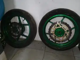 JUAL CEPAT BAN DAN VELG ORI NINJA 250