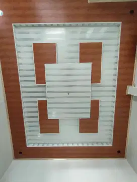Plafon PVC terpasang rapih