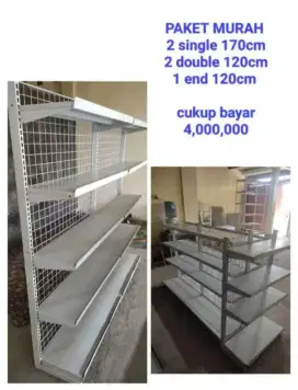 RAK GONDOLA PAKET MURAH