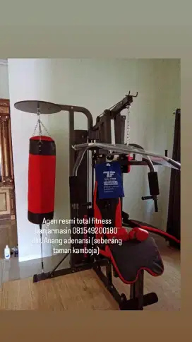 Ready Home Gym 3 sisi +samsak