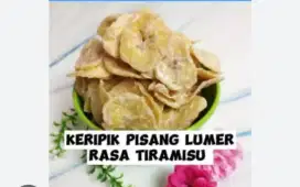 Kripik pisang Tiramisu