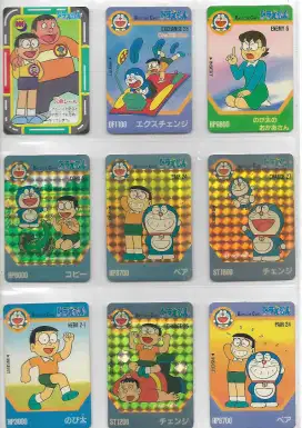 Kartu doraemon 9 pcs