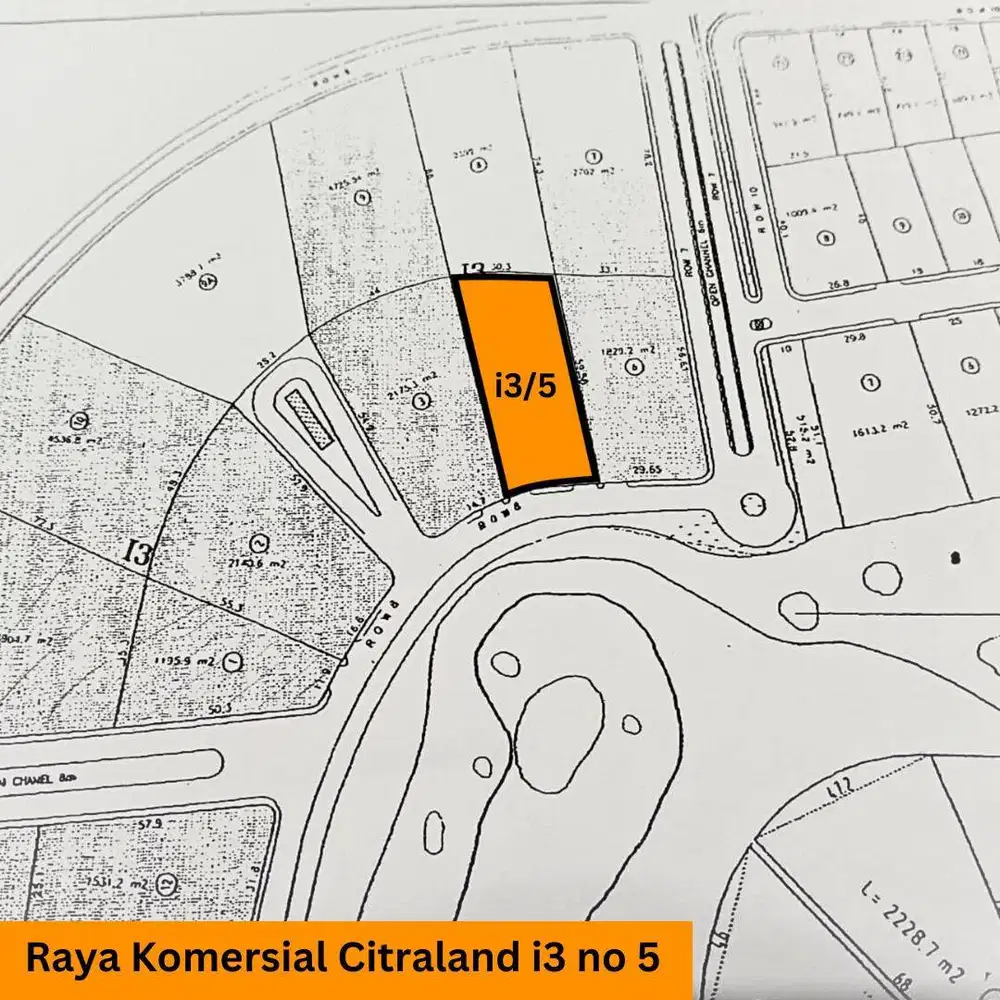 Dijual Kavling Raya Komersial Citraland