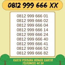 Nomor Cantik Kartu Perdana Simpati 4G 5G Telkomsel Nocan Simpati 9966