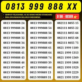 Nomor Cantik Kartu Perdana Simpati 4G 5G Telkomsel Nocan Simpati 99888