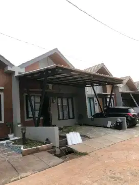 Kanopi baja ringan cat rangka hitam