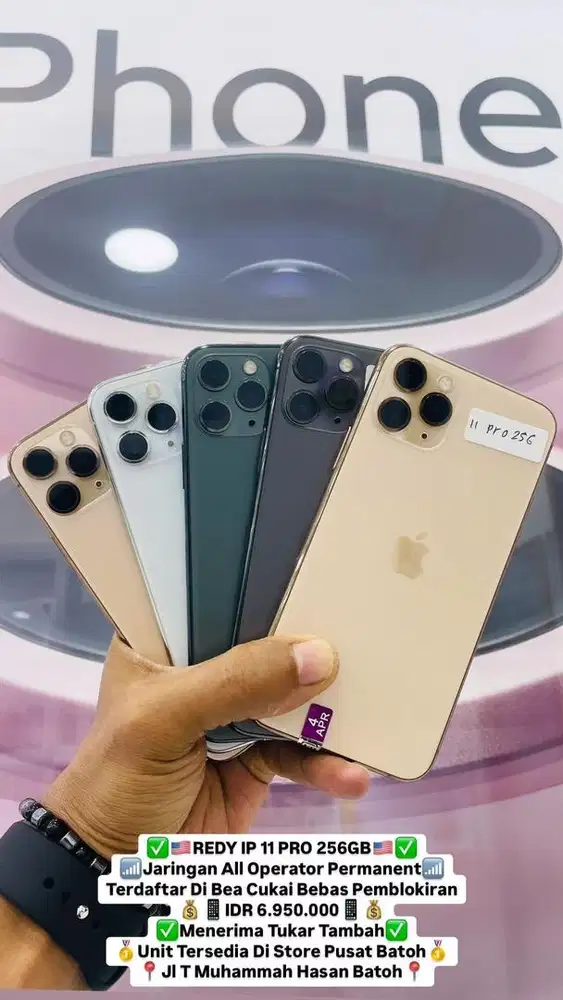 Iphone 11 pro 256gb jaringan permanen