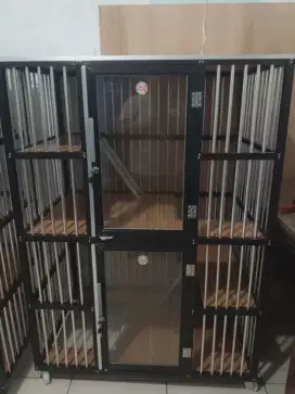 Kandang kucing dua lantai