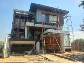 Rumah baru lux KBP full furnished ada swimming pool view danau jual