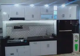 Kitchen set bahan aluminium acp anti ryap anti kropos kuat api