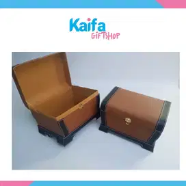 Giftbox Eksklusif Model Peti Warna Coklat