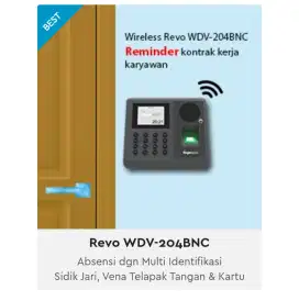 Mesin Absen Absensi Fingerprint Fingerspot Revo W 204BNC