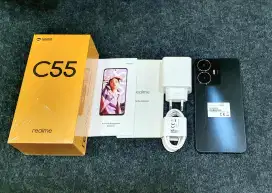[EX DISPLAY] Realme C55 Ram 6/128GB Kelengkapan Fullset Original