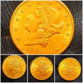 Koin coin emas gold USA amerika antik