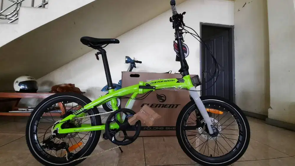 Sepeda Lipat Element Ecosmo 8 Bike For Ibadah 20 Inch h