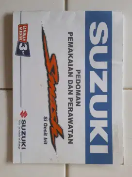Buku Manual Book Suzuki Smash Jadul