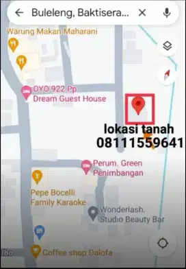 Tanah Dijual Kawasan Wisata Pantai Penimbangan