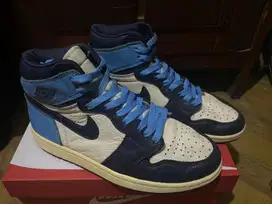 Sepatu Nike Air Jordan Obsidian Blue Second