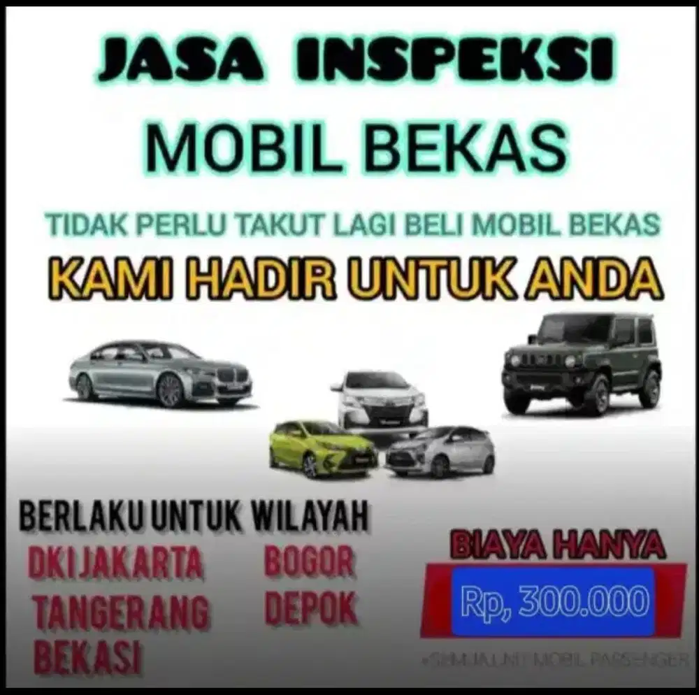 Jasa inspeksi mobil bekas