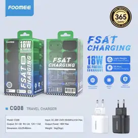 FOOMEE CQ08 CHARGER 18W QC PROTOCOL FAST CHARGING