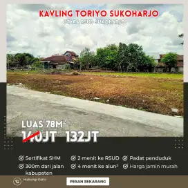 KAVLING STRATEGIS_Toriyo, Sukoharjo!