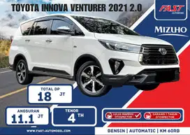 DP 18JT TOYOTA INNOVA VENTURER 2021 2.0 AT BENSIN KM.60RB PJK PJG#F3ST