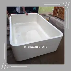 Bathtub Teraso Model Kotak Besar I Bathub Terazzo Persegi Panjang