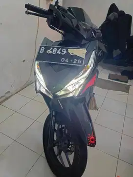 Dijual cepat Vario LED 125 cc, THN 2016, pak 04, hitam metalik .