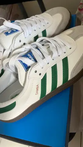 Adidas Samba OG White Green Gum