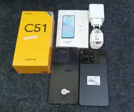 [EX DISPLAY] REALME C51 RAM 4/64GB Kelengkapan Fullset Original