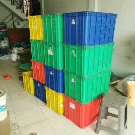 Box container besar serbaguna 87 Liter  merk Hanata +Tutup