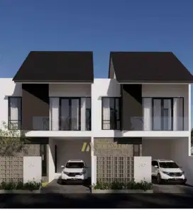 Dijual Rumah modern minimalis jalan tukad balian sudah furnish