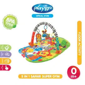 Playgro 5 in 1 super safari gym