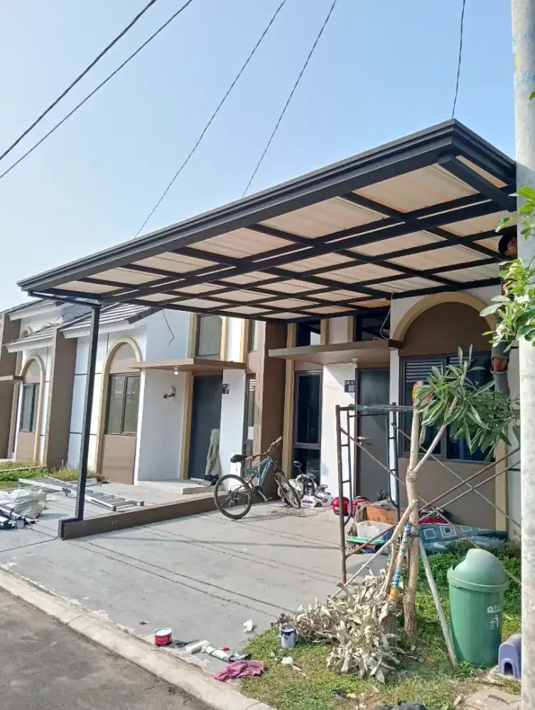 $55 kanopi minimalis modern atap alderon lengkap profil